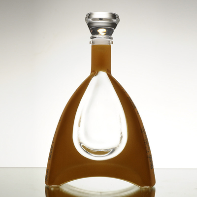 Bouteille en verre de 750 ml en forme d'animal pour le brandy