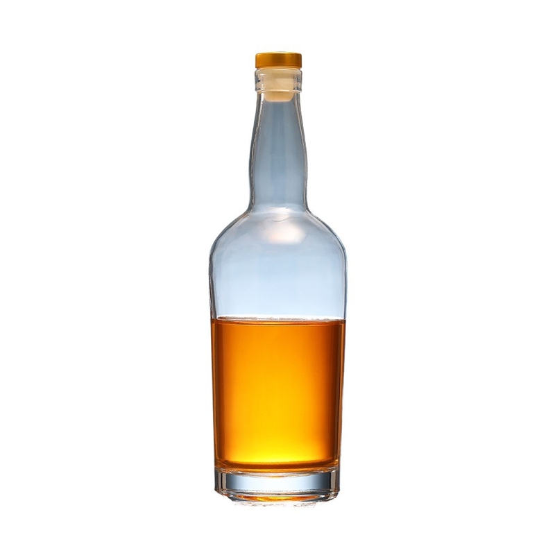 Décal Processus profond Super Flint Glass 750 ml Bouteille de verre de cognac et de gin faite de design