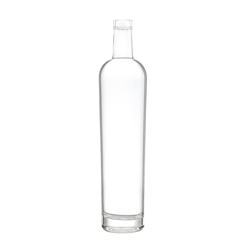 Liquore vide clair 750 ml Bouteilles de vin en verre 700 ml Fabriquées avec du matériau en verre Super Flint