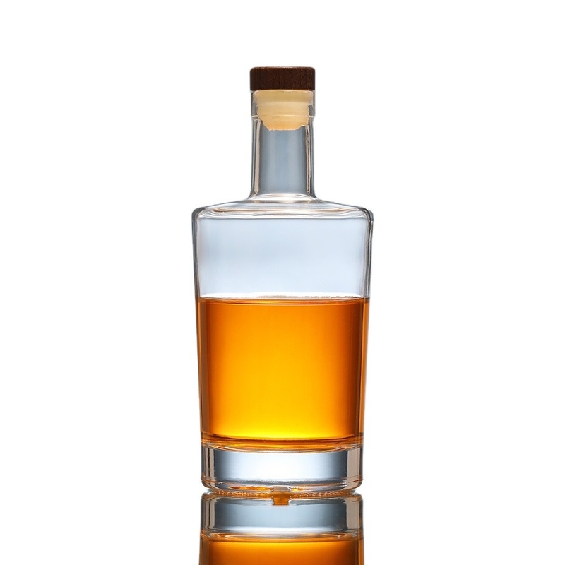 Bouteille en verre de 500 ml pour vodka et alcool OEM Bienvenue
