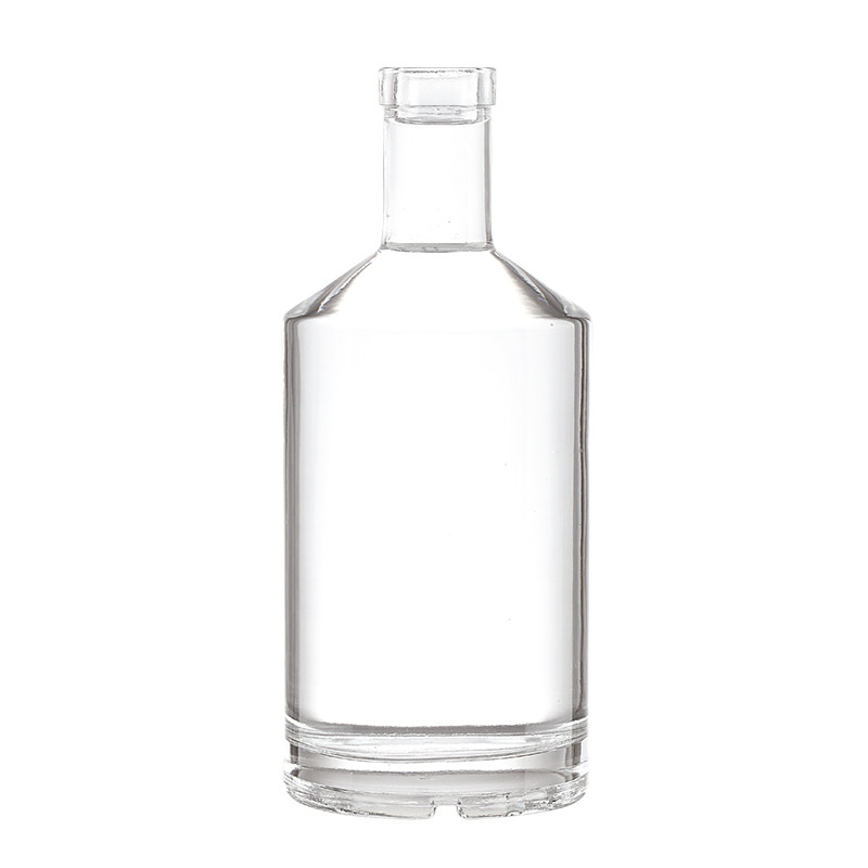 Bouteille en verre personnalisée de 500 ml de 700 ml de 750 ml pour les liqueurs Whisky Rum Gin