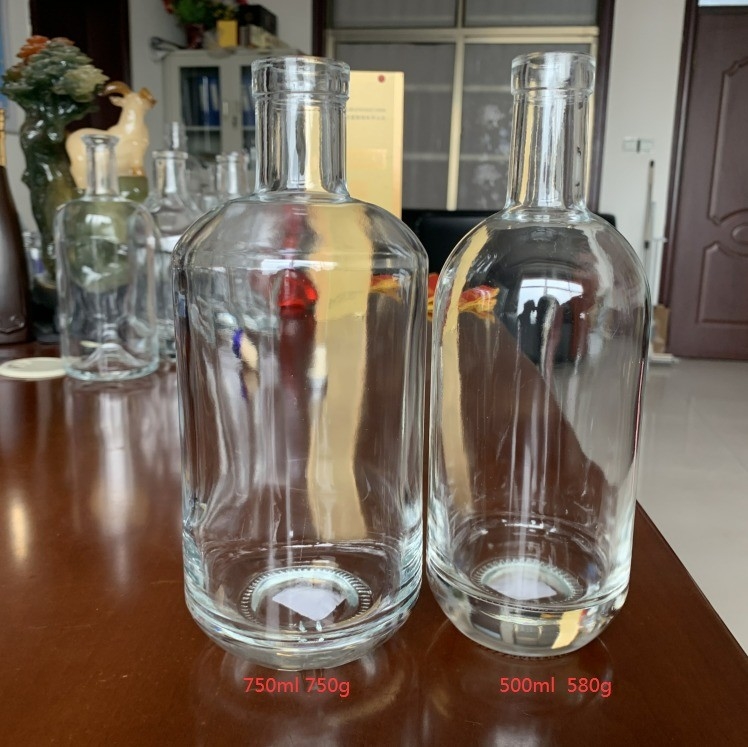 Bouteille de whisky vide alcool alcool vin spiritueux gin verre vodka 500 ml 700 ml 750 ml avec conditions CIF