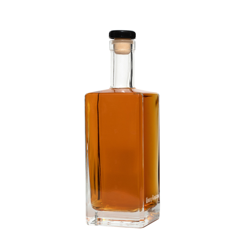 Super Flint personnalisé couleur électroplaté verre bleu tequila vodka bouteille de liqueur 1L