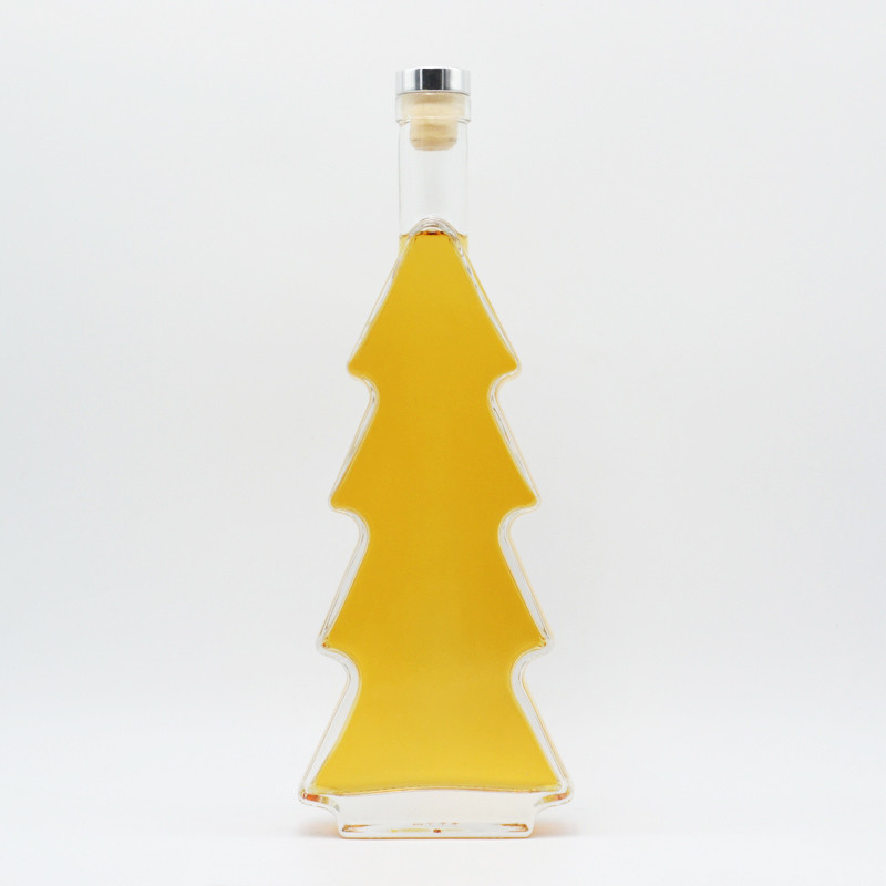 Bouteille en verre de flint de 700 ml pour la vodka, le rhum, le vin, la tequila, les spiritueux et les alcools