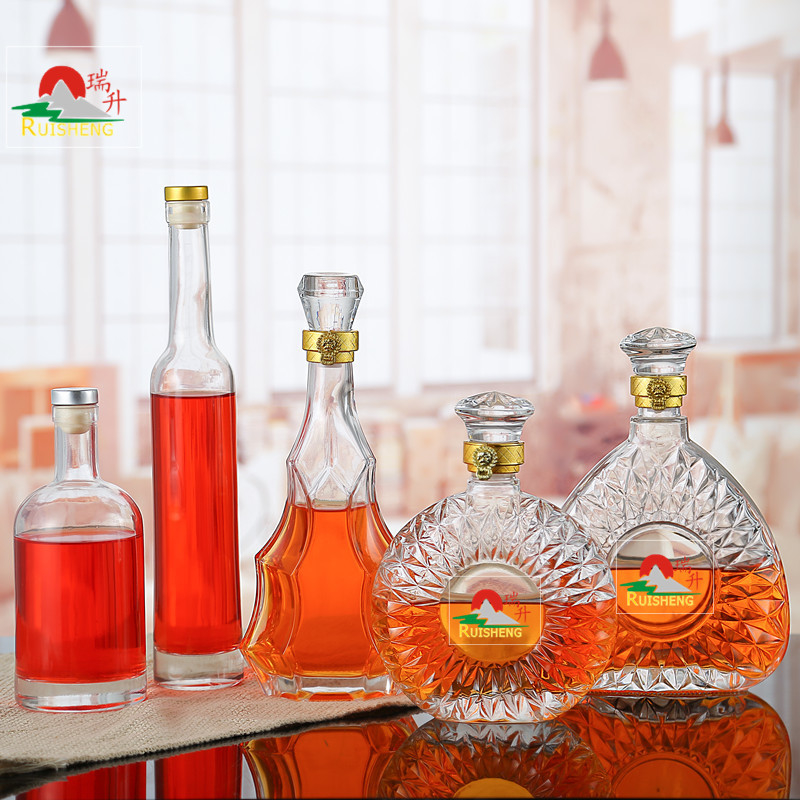 Bouteilles en verre de vodka XO Super Flint pour alcool