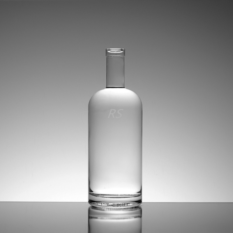 Gestion de surface décal personnalisée Géant 750 ml 1000 ml Decanteur de gin de brassage vide Rum Alcool Liquore Bouteille en verre de vin de prune