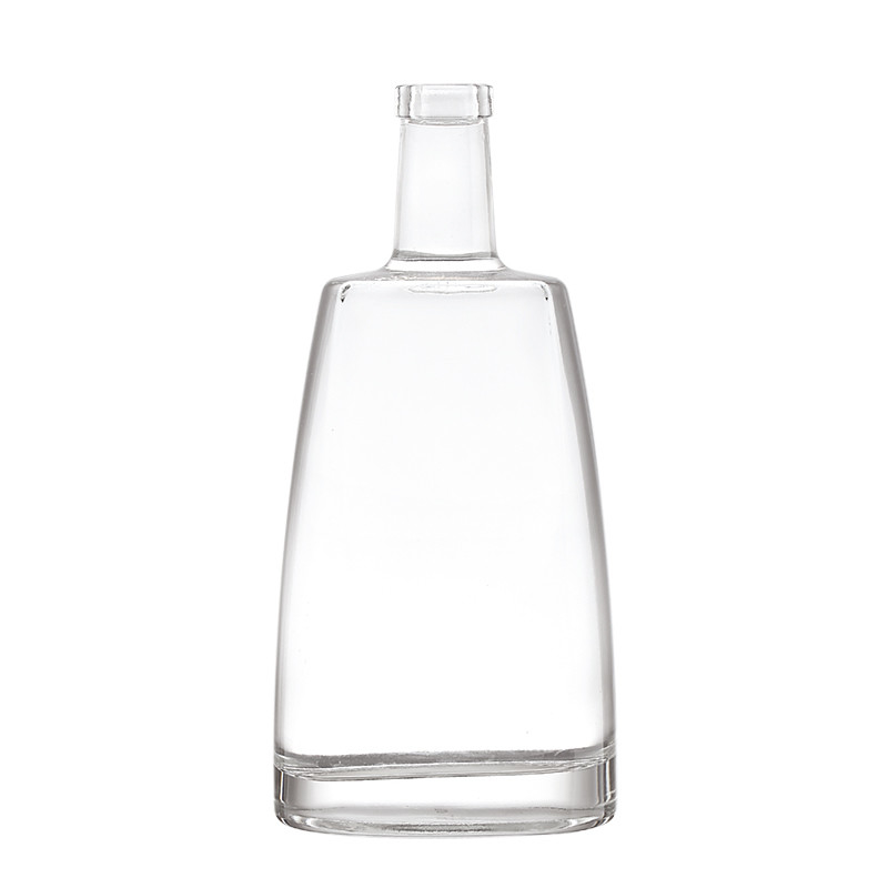 Super Flint Glass 250 ml 375 ml Bouteille à alcool avec bouchon à vis