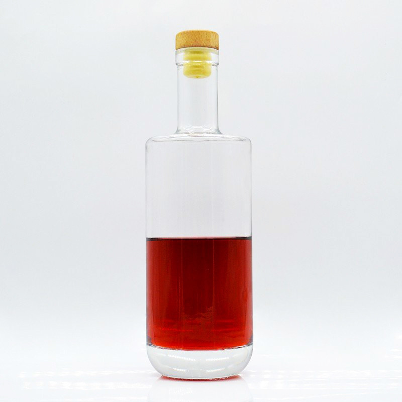 700 ml Bouteille carrée 250 ml Gin Vodka Boisson Liqueur Bouteille en verre de Yuncheng Ruisheng