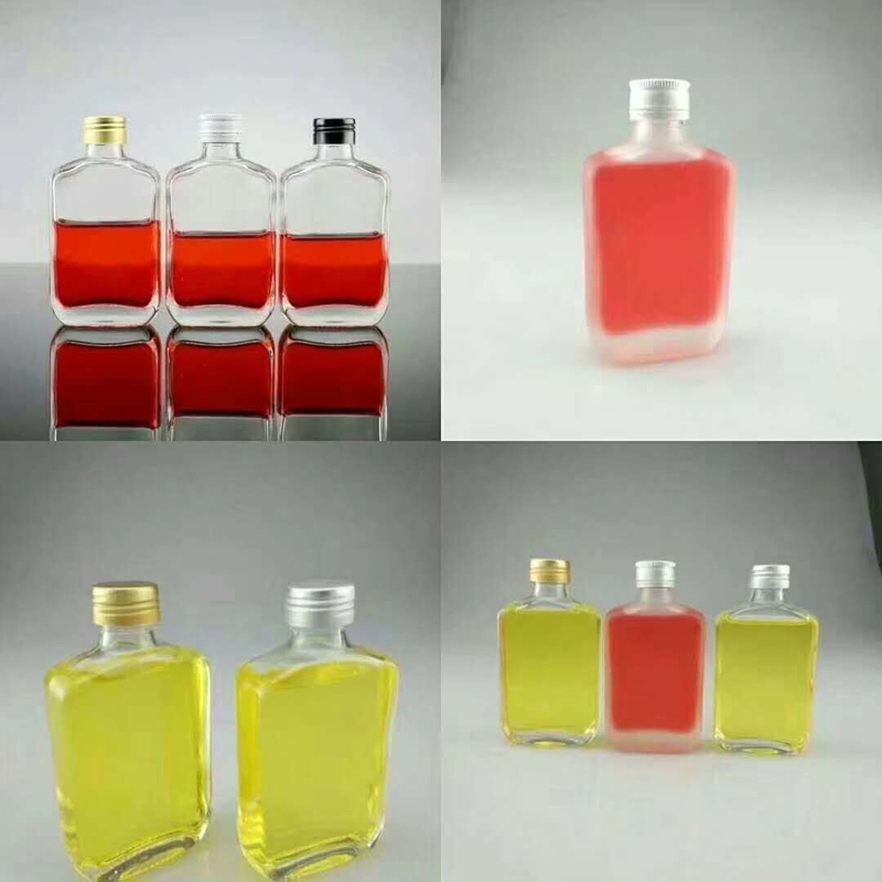Fabriqué sur mesure 50ml 100ml Spray Glass Dropper Flask pour le parfum rechargeable OEM Accepté