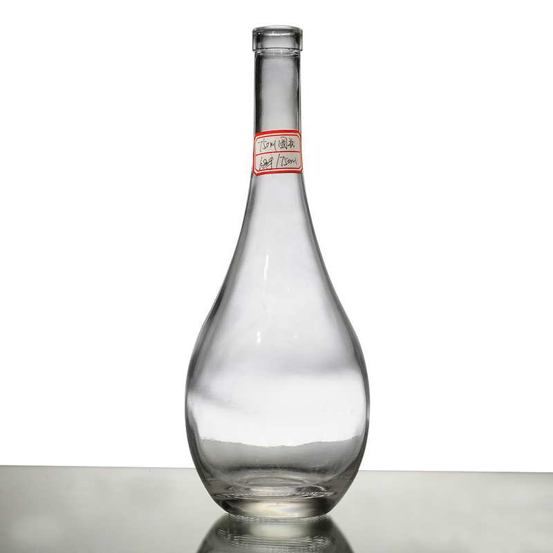 Bouteille en verre de 500 ml 750 ml 1L avec matériau en verre Super Flint