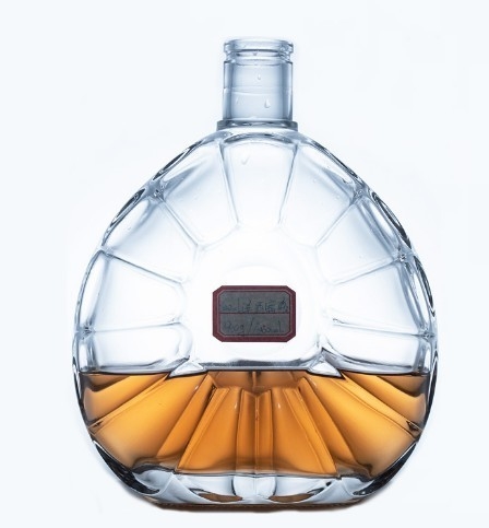 Boissons industrielles 1L Bouteille en verre à col long avec bouchon de whisky