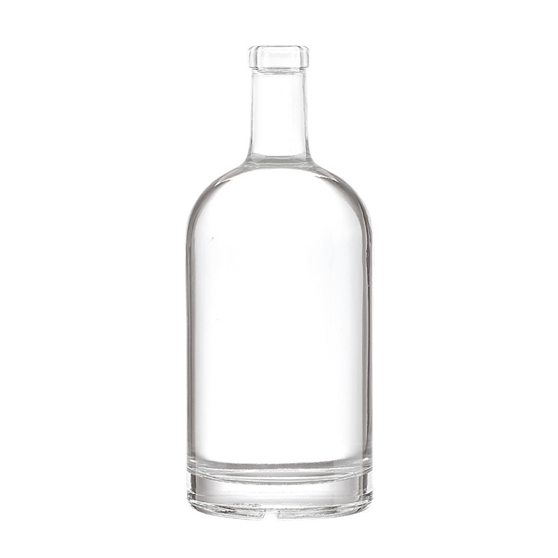 Matériau en verre Super Flint Bouteilles de verre vides de 200 ml 500 ml 750 ml 1000 ml avec bouchon de liège