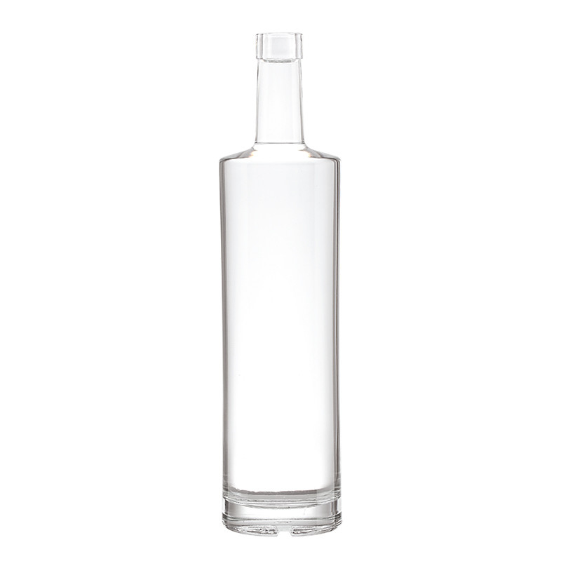 Bouteille de liqueur triangulaire personnalisée en verre Super Flint 1 litre pour l'huile d'olive Tequila Rum 500 ml