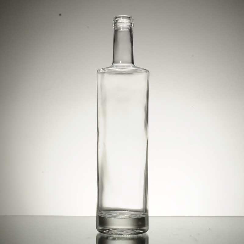 Matériau du collier Bouteille en verre pour vin avec bouchon 750 ml Bouteille de cognac Xo vide