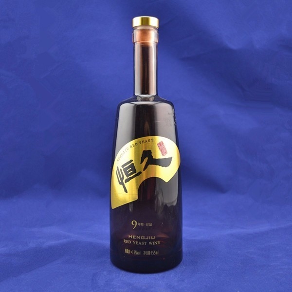 Grave/Frost/Decal/Spray Bouteille en verre 750 ml/1000 ml pour la vodka le whisky le cognac le rhum le gin