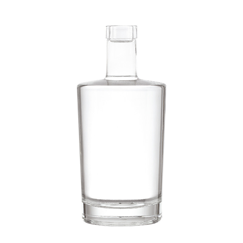 Bouteille en verre personnalisée de 1000 ml de 750 ml de 700 ml de 500 ml pour les boissons alcoolisées Vodka Gin Whiskey Norme CE