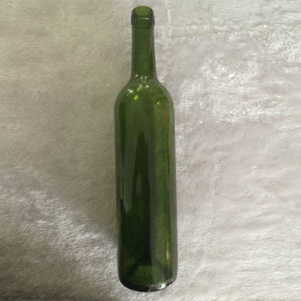 Matériau de verre de couleur brute bouteille de vin antique glace profonde Processus et TT Délai de paiement